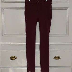 Old Navy Maroon Jeggings